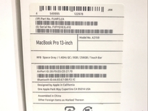 Apple MacBook Pro 13型 2017 2019 Two Thunderbolt 3 ports FUHP2J/A ノート PC i5-8257U 1.40GHz 8 GB SSD 256GB Monterey 中古 T8607423_画像10