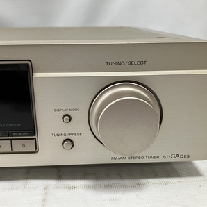 SONY ST-SA5ES FM/AM ステレオ チューナー リモコン付き ラジオ ソニー 音響機材 ジャンク H8691267の画像9