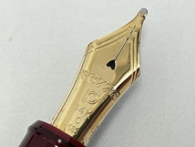 プラチナ万年筆 #3776 センチュリー 万年筆 ブルゴーニュ レッド 14K C 極太 筆記具 中古 Z8702438_画像5