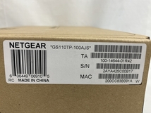 【動作保証】 NETGEAR GS110TP 100AJS ネットギア PoE ギガビット8ポート 未使用 N8659684_画像2