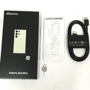 【動作保証】 SAMSUNG Galaxy S23 Ultra SC-52D / 256GB 6.8インチ クリーム docomo SIMロック解除済 Android 中古 美品 T8593507の画像7