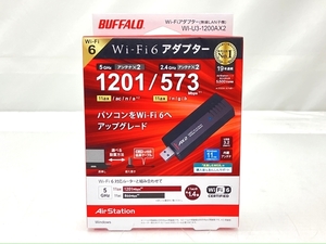 【動作保証】 BUFFALO WI-U3-1200AX2 Wi-Fi6対応 無線LAN子機 バッファロー 未使用 T8311843