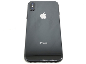 【動作保証】Apple iPhone X MQC12J/A 256GB SIMロック有 スマートフォン スマホ 携帯電話 中古 良好 M8624697