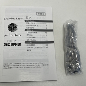 【動作保証】エステプロ ラボ milla diva 複合 美顔器 美容 エステ クレンジング ホームケア ミラディーヴァ 開封品 未使用 Z8691524の画像2