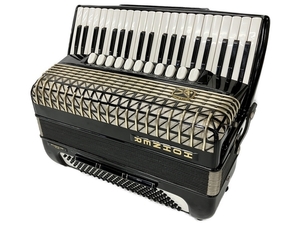 【動作保証】HOHNER ATLANTIC IV N DE LUXE ベース120 41鍵 ピアノ式 アコーディオン ジャンク W8623984