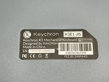 【動作保証】Keychron K3 K3E1-JIS ワイヤレス メカニカル キーボード キークロン PC周辺 中古 美品 W8673251_画像8