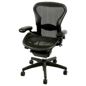 【動作保証】 Herman Miller ハーマンミラー Aeron Chair アーロンチェア オフィスチェア ゲーミングチェア 家具 椅子 中古 楽 T8705997の画像1