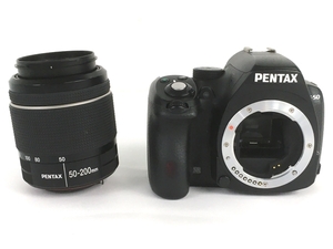【動作保証】PENTAX K-50 一眼レフ ボディ SMC PENTAX-DAL F4-5.6 50-200mm ED WR レンズ セット 中古 Y8694923