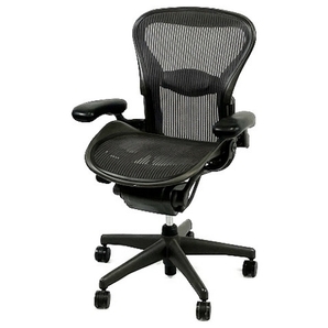 【動作保証】 Herman Miller ハーマンミラー Aeron Chair アーロンチェア オフィスチェア ゲーミングチェア 家具 椅子 中古 楽 T8703417の画像1