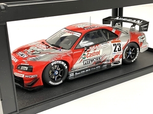 AUTOart 1/18 JGTC 2002 CASTROL PITWORK GT-R オートアート カストロール ピットワーク 中古 O8705477