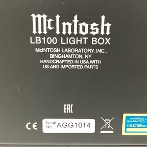 【動作保証】 McIntosh LB100 ライトボックス 電源連動 マッキントッシュ オーディオ 中古 良好 B8653500の画像8