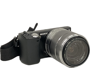 【動作保証】SONY α NEX-5 ミラーレス 一眼 デジタルカメラ E3.5-5.6/18-55 OSS SEL1855 レンズキット ソニー 中古 S8702403