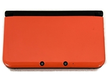 【動作保証】Nintendo 3DS LL オレンジ×ブラック SPR-001 任天堂 ゲーム機 中古 T8690696_画像4