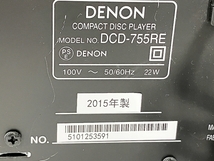 【動作保証】DENON DCD-755RE CDプレーヤー 2015年製 オーディオ 中古 W8710427_画像6