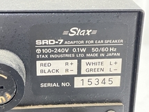 Stax SRD-7 ヘッドホンアンプ イヤースピーカー用 アダプター 音響機材 ジャンク W8708970_画像7