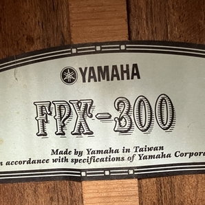 【動作保証】YAMAHA FPX-300 エレアコ エレキ アコースティック ギター ヤマハ 訳有 Z8712021の画像2