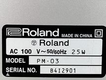 【動作保証】Roland PM-03 パーソナルドラムモニター スピーカー 中古 Y8697485_画像2