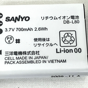 【動作保証】SANYO Xacti DMX-CG11 10メガピクセル デジタルムービーカメラ グリーン 中古 良好 T8660281の画像10