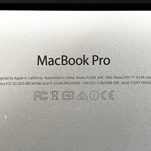 Apple MacBook Pro Retina 15インチ Mid 2015 ノート PC i7-4770HQ 2.20GHz 16 GB SSD 512GB Mojave 訳有 T8474313の画像9