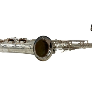 【動作保証】SELMER セルマー Super Action 80 SERIE II テナーサックス シルバー色 1994年製 彫刻入り フラセル 中古 M8634780の画像2