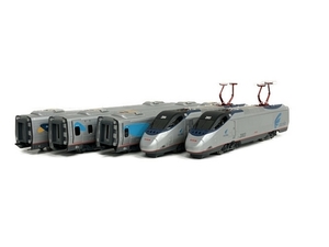 BACHMANN AMTRAK ACELA BUSINESS CLASS 計5両セット HOゲージ 鉄道模型 中古 訳有 S8718683