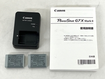 【動作保証】Canon PowerShot G7X Mark II コンパクトデジタルカメラ ブラック キヤノン カメラ 中古 美品 T8667662_画像2