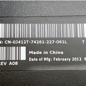 DELL U2711 デル モニター 27インチ IPSパネル WQHD 2012年製 PC周辺機器 ジャンク M8712530の画像10