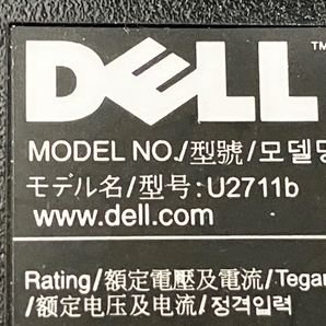 DELL U2711 デル モニター 27インチ IPSパネル WQHD 2012年製 PC周辺機器 ジャンク M8712530の画像9