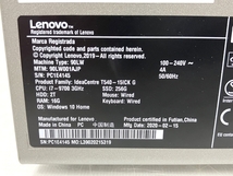 【動作保証】LENOVO IdeaCentre T540 ゲーミングデスクトップPC Core i7-9700 16GB HDD 2TB SSD 256GB GTX 1660 WIN11 中古 美品 T8655014_画像8