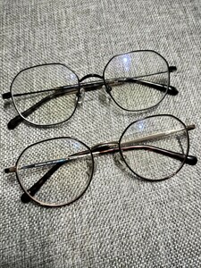 zoff classic クラウンパント メガネ2本セット ZO182021_49E ZY222005_14F1 ボストン メンズ　レディース