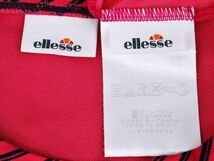 PY3-040◇//ellesse/エレッセ♪ETL23350*ショッキングピンク*さらピタ*テニスウエア上下セット※一番安価な送料はゆうパケットなら250円♪_画像9