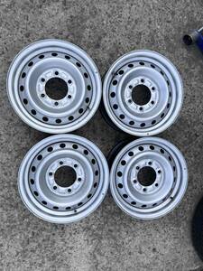 ●TOYOTAカムロード純正ホイル●美品●鉄バルブ●　スチール ホイール 15x5J +30 PCD139.7 6穴 カムロード純正ホイル　キレイです。