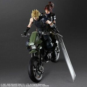 PLAY ARTS改 ジェシー＆クラウド＆バイクSET ファイナルファンタジー7リメイク フィギュア FF7