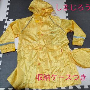 しまじろう レインコート カッパ雨具 110サイズ 収納袋付き