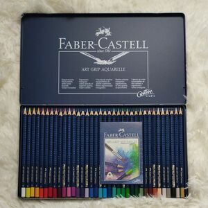 新品 未使用 ファーバーカステル FABER-CASTELL 水彩色鉛筆 アートグリップ 36色