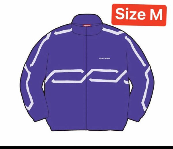 Supreme Inset Link Track Jacket Purple