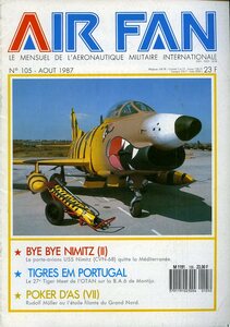 B AIR FAN 105 1987年8月号 空母ニミッツ,タイガーミート