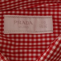 PRADA プラダ　　コットン　　半袖シャツ　　40_画像5