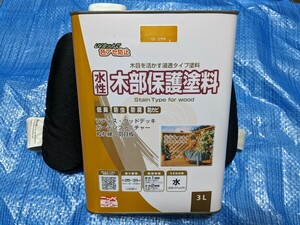 ニッペホームプロダクツ 水性 木部保護塗料 3リットル けやき 日本ペイント