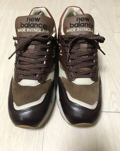 ◆【人気】New Balance ニューバランス/メンズスニーカー スエード レザー M1500GBI BROWN Made in England US7.5 / UK7(25.5㎝)