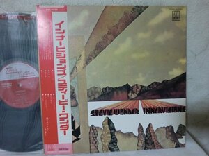 (E)何点でも同送料 LP/レコード/帯/Stevie Wonder スティービー・ワンダー/インナービジョンズ/SWX-6039/補充カード付