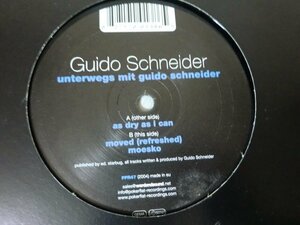 (E)何点でも同送料 LP/レコード/Guido Schneider / Unterwegs Mit Guido Schneider クラブ、ダンス テクノ