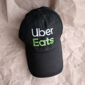 UBER EATS 帽子 キャップ 調整可能 フリーサイズ ユニセックス ウーバーイーツの画像2