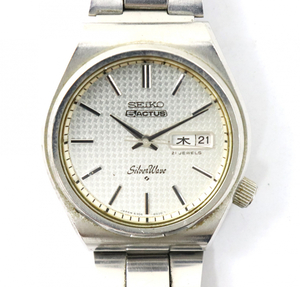 SEIKO 5ACTUS Silverwave 6306-8010 セイコー シルバーウェーブ 腕時計 時刻 デイト モザイクダイヤル ファッション 小物 005FEDFD69