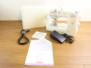 JANOME ジャノメ JA3900 MODEL 662 コンパクト電子ミシン ミシン ハンドクラフト 手工芸 フットペダル付き 家庭用 趣味 003FEEFY32