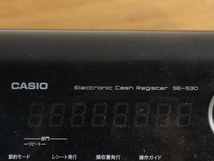 CASIO カシオ SE-S30 電子レジスター 電子レジ ブラック 鍵付き 仕事 レジ 業務用 事務用品 趣味 電化製品 006FONFY50_画像9