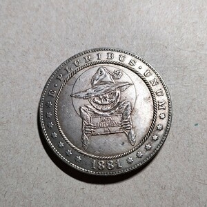 2220　アメリカ古銭　ルンペン　コイン　約38mm