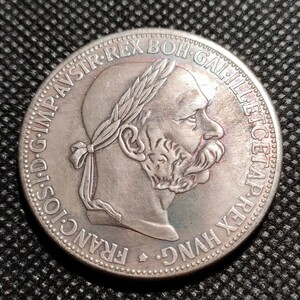2544　オーストリア古銭　コイン　約38mm　アンティークコレクション