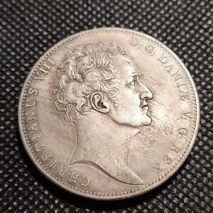 2822　デンマーク古銭　コイン　約38mm　アンティークコレクション
