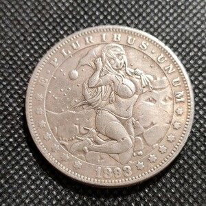 3800　アメリカ古銭　ルンペン　約38mm　イーグル　チャレンジコイン　コイン　アンティーク　ホーボー